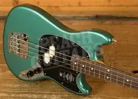 Fender American Professional Classic Mustang Bass - Rosewood - Faded Sherwood Green Metallic