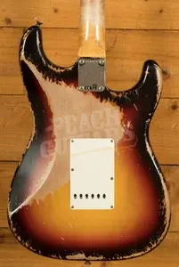 Fender Custom Shop 59 Strat Left-Handed - Super Heavy Relic 3-Tone Sunburst