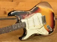 Fender Custom Shop 59 Strat Left-Handed - Super Heavy Relic 3-Tone Sunburst