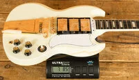 Epiphone Inspired by Gibson Custom 1963 Les Paul SG Custom w/Maestro Vibrola | Classic White
