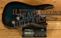 Schecter Omen Elite-6 FR | See-Thru Blue Burst