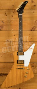 Epiphone Inspired By Gibson Custom 1958 Korina Explorer | Aged Natural - White Pickguard