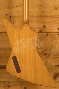 Epiphone Inspired By Gibson Custom 1958 Korina Explorer | Aged Natural - White Pickguard
