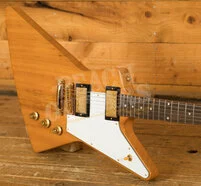 Epiphone Inspired By Gibson Custom 1958 Korina Explorer | Aged Natural - White Pickguard
