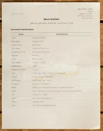 Novo Custom Series Serus J | Burgundy Sparkle