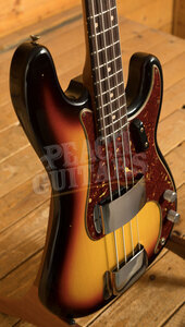 Fender Custom Shop 62 Precision Bass | Journeyman Relic 3-Tone Sunburst