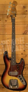 Fender Custom Shop 62 Jazz Bass - Journeyman Relic 3-Tone Sunburst