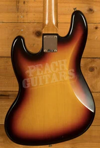 Fender Custom Shop 62 Jazz Bass - Journeyman Relic 3-Tone Sunburst