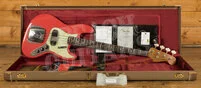 Fender Custom Shop 62 Jazz Bass - Journeyman Relic Fiesta Red