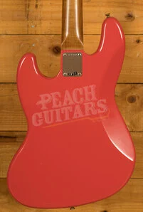 Fender Custom Shop 62 Jazz Bass - Journeyman Relic Fiesta Red