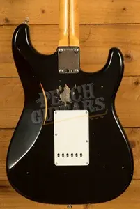 Fender Custom Shop 57 Strat Left-Handed - Relic Black/3-Tone Sunburst