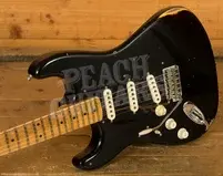 Fender Custom Shop 57 Strat Left-Handed - Relic Black/3-Tone Sunburst