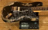 Fender Custom Shop 69 HSS Floyd Rose Strat - Super Heavy Relic Black