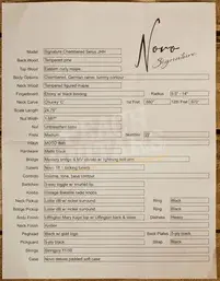 Novo Signature Series Serus J HH | Uffington Mary Kaye - Built by DF himself
