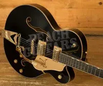 Gretsch Synchromatic Falcon Hollow Body Single-Cut with Bigsby - Ebony - Black