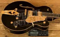 Gretsch Synchromatic Falcon Hollow Body Single-Cut with Bigsby - Ebony - Black
