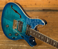 PRS SE Custom | Custom 24 Semi-Hollow Piezo - Lake Blue