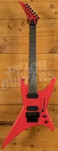 Jackson Pro Series Signature Dave Davidson Warrior WR7 - Ebony - Ferrari Red