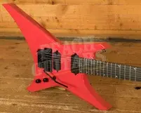 Jackson Pro Series Signature Dave Davidson Warrior WR7 - Ebony - Ferrari Red