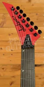 Jackson Pro Series Signature Dave Davidson Warrior WR7 - Ebony - Ferrari Red