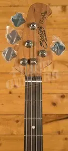 Sterling RAY34SM StingRay Bass - Spalted 3-Tone Sunburst