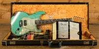 Fender Custom Shop NAMM Custom Deluxe HB S-1 Strat - Heavy Relic Seafoam Sparkle/3-Tone Sunburst
