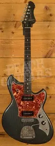 Novo Nucleus Serus J | Charcoal Frost - Tortoise Shell Pickguard