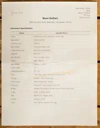 Novo Custom Series Serus J | Aztec Gold Over Bull Black