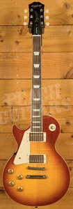 Epiphone Inspired by Gibson Les Paul Standard 50s Figured | Washed Cherry Sunburst w/Gigbag *Left-Handed*