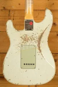 Fender Custom Shop NAMM 1965 Strat - Heavy Relic Aged Olympic White