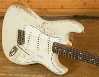 Fender Custom Shop NAMM 1965 Strat - Heavy Relic Aged Olympic White