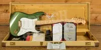 Fender Custom Shop Masterbuilt Todd Krause NAMM 50s 5A Flame Maple Neck Strat - NOS Cadillac Green