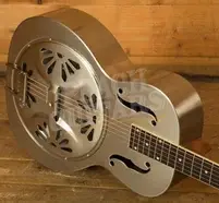 Gretsch G9221 Bobtail Steel Round-Neck Steel Body Resonator Weathered "Pump House Roof"