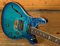 PRS SE Custom | Custom 24 Semi-Hollow Piezo - Lake Blue