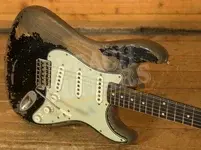 Fender Custom Shop Masterbuilt Dale Wilson 60 Strat - Ultra Relic Black