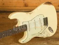Fender Custom Shop 59 Strat Left-Handed - Relic Aged Vintage White