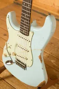 Fender Custom Shop 59 Strat Left-Handed - Relic Sonic Blue