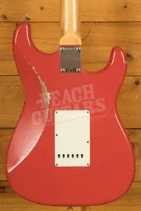 Fender Custom Shop 59 Strat Left-Handed - Relic Fiesta Red