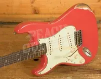 Fender Custom Shop 59 Strat Left-Handed - Relic Fiesta Red