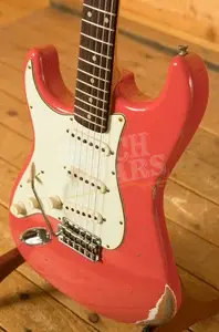 Fender Custom Shop 59 Strat Left-Handed - Relic Fiesta Red