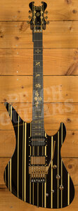 Schecter Synyster Gates Custom S | Gloss Black w/Gold Pinstripes