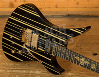Schecter Synyster Gates Custom S | Gloss Black w/Gold Pinstripes