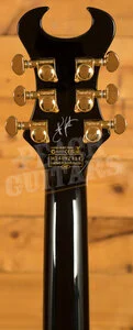 Schecter Synyster Gates Custom S | Gloss Black w/Gold Pinstripes