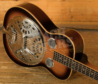 Gold Tone Paul Beard Signature Square Neck Resonator *Used*
