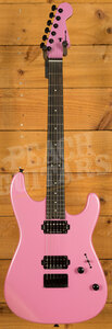 Charvel Pro-Mod Plus San Dimas Style 1 HH HT E - Ebony - Platinum Pink