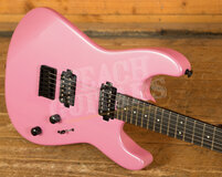 Charvel Pro-Mod Plus San Dimas Style 1 HH HT E - Ebony - Platinum Pink
