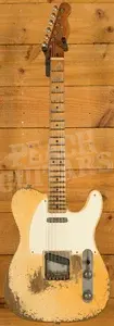 Fender Custom Shop Masterbuilt Dale Wilson 55 Tele - Heavy Relic Aged White Blonde