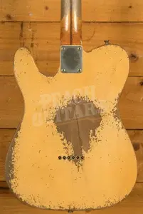 Fender Custom Shop Masterbuilt Dale Wilson 55 Tele - Heavy Relic Aged White Blonde