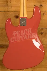 Fender American Professional Classic Jazz Bass - Maple - Faded Dakota Red