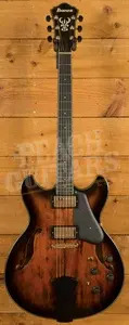 Ibanez ASH300 Artstar Series Hollow Body - Macassar Ebony - Tobacco Brown